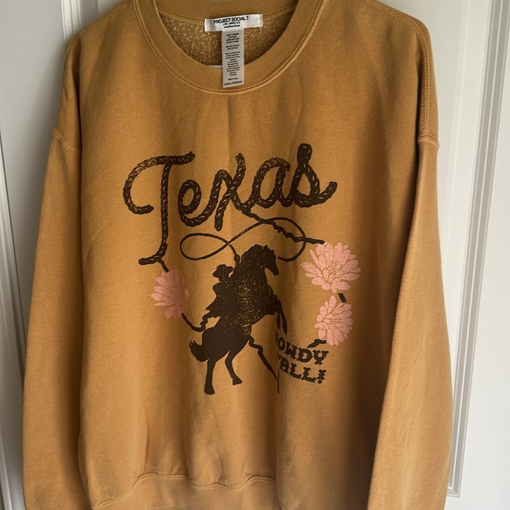 NWOT TEXAS Y'ALL SWEATSHIRT s-m - Picture 5 of 10